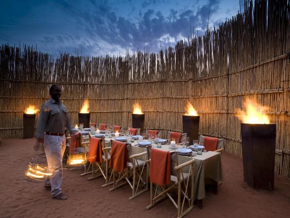 Motse Lodge - boma dinner