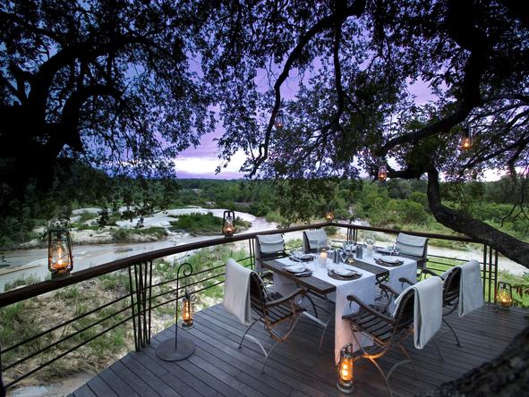 Leadwood Lodge - outdoor dining