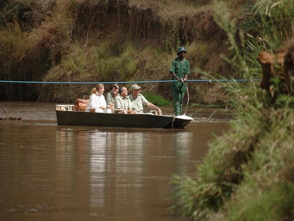 Little Governors' Camp  - river approach