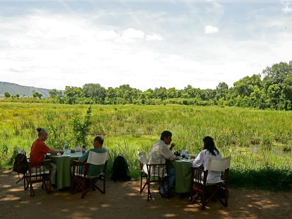 Little Governors' Camp  - outdoor dining