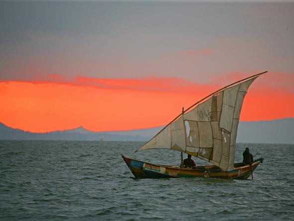 Mfangano Island Camp - sunset sail