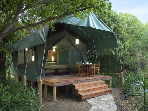 Kichwa Tembo Tented Camp - tent exterior