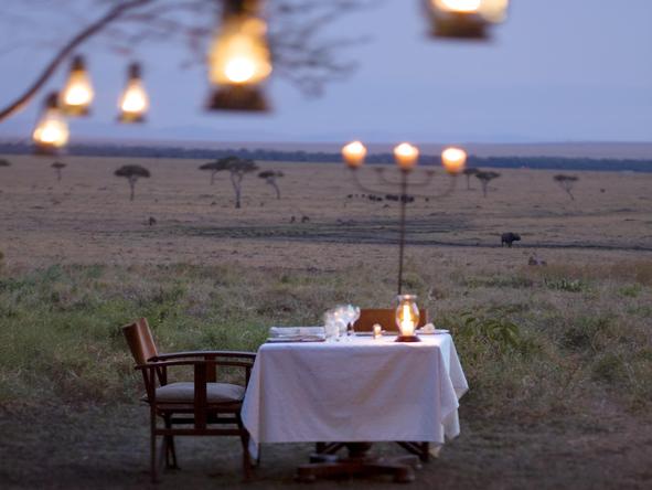 Kichwa Tembo Bateleur Camp - outdoor dining