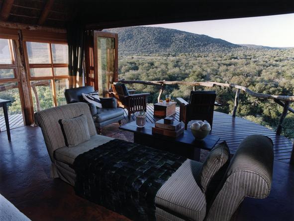 Kwandwe Great Fish River Lodge - main guest area