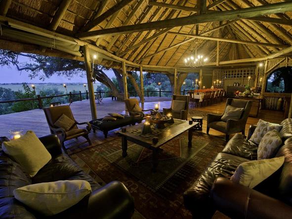 Kwetsani Camp - lounge area