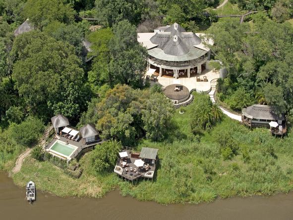 Sussi and Chuma Lodge - aerial view