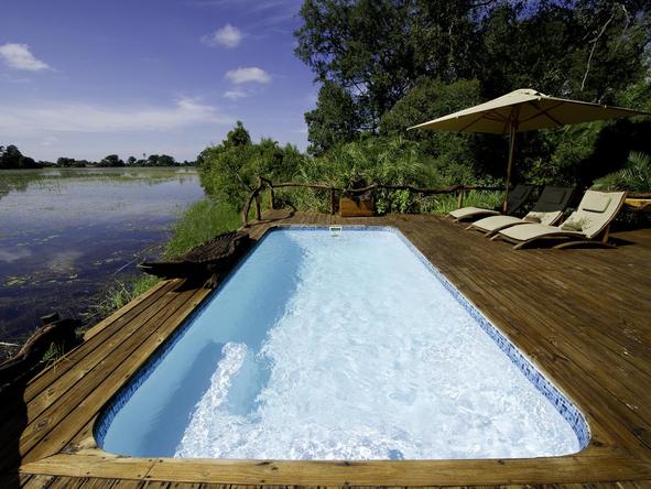 Jacana Camp - pool deck