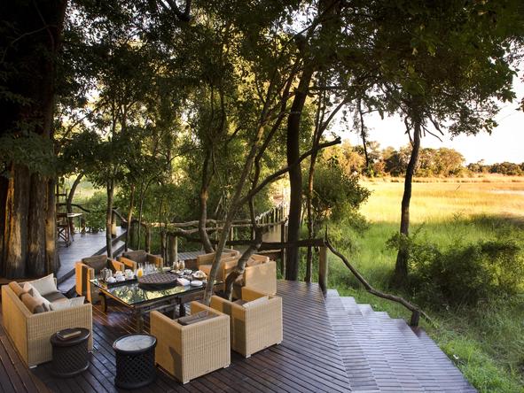 Nxabega Okavango Safari Camp - deck