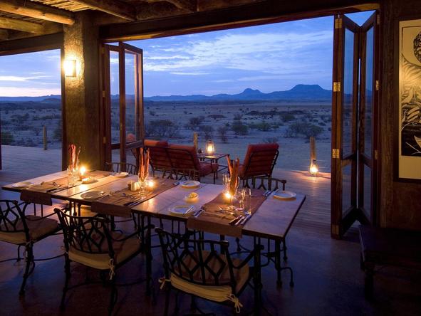 Doro Nawas Camp - dining room