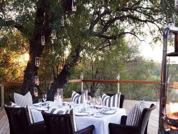Londolozi Pioneer Camp - outdoor dining