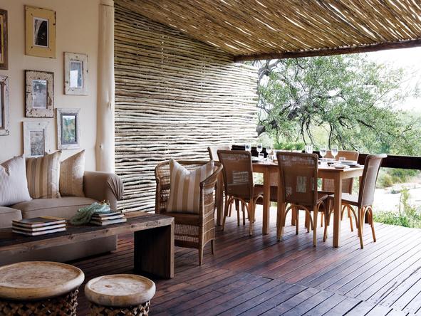 Londolozi Founders Camp - outdoor dining
