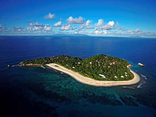 Cousine Island Hideaway - aerial view