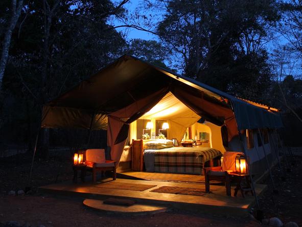 Kitich Camp - tent at night