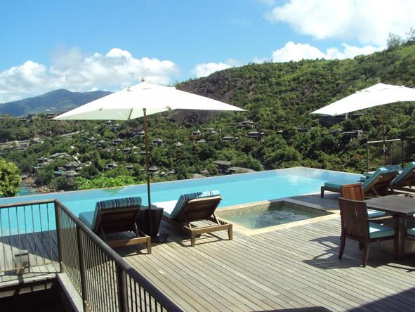 Four Seasons Resort Seychelles -  relax next to the pool