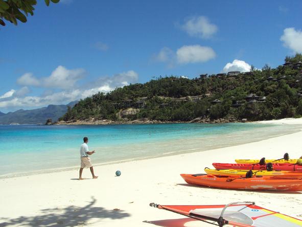 Four Seasons Resort Seychelles - enjoy a kayak trip out in the bay