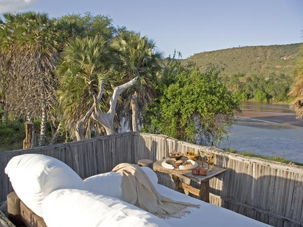 Galdessa Main Camp - outdoor sofa
