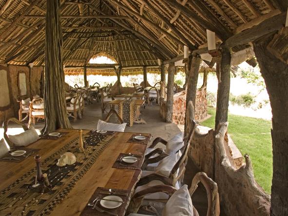 Galdessa Main Camp - dining room
