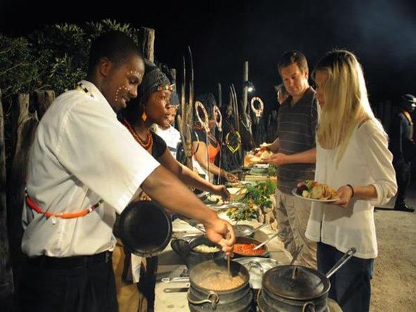 Ukhozi Lodge - dinner