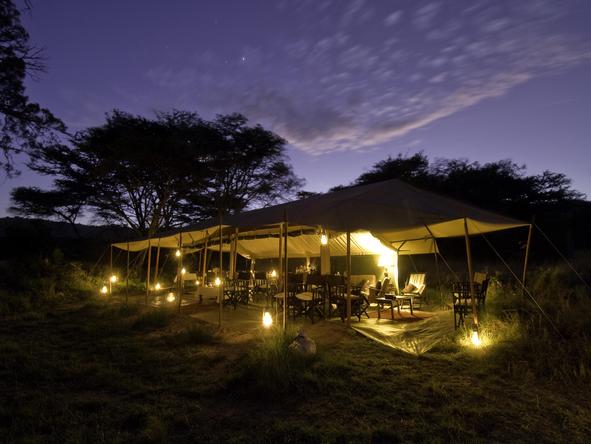 Dunia Camp - main camp exterior