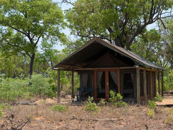 Davison's Camp - tent exterior