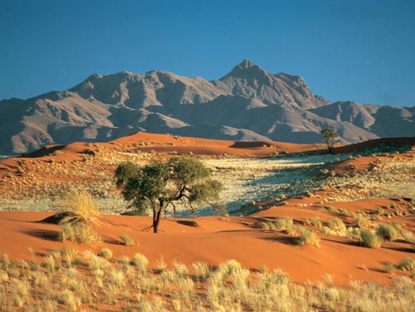 Wolwedans Dunes Lodge - dunes and mountains