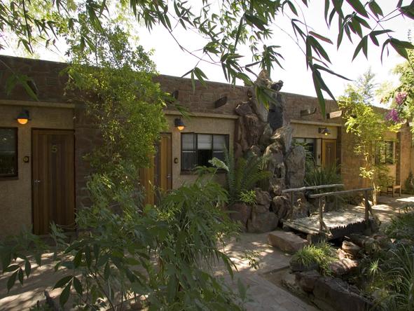 Okonjima Main Camp - exterior view of rooms