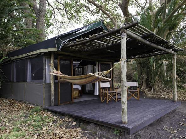 Busanga Bush Camp - tent exterior