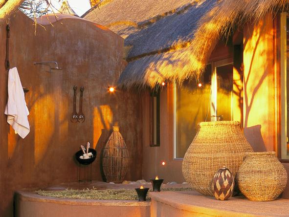 Okonjima Bush Camp - Outdoor Shower
