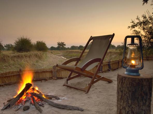 Chikoko Tree Camp - around the fire