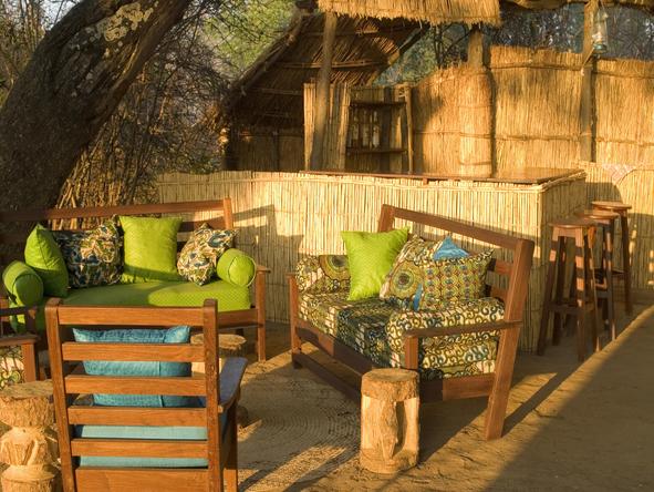 Chikoko Tree Camp - outdoor lounge