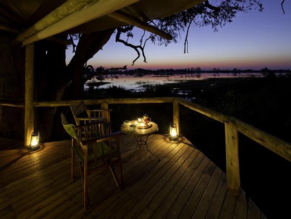 Xigera Camp - private deck