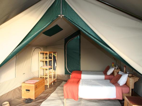 Serengeti Tented Camp - twin bedded room
