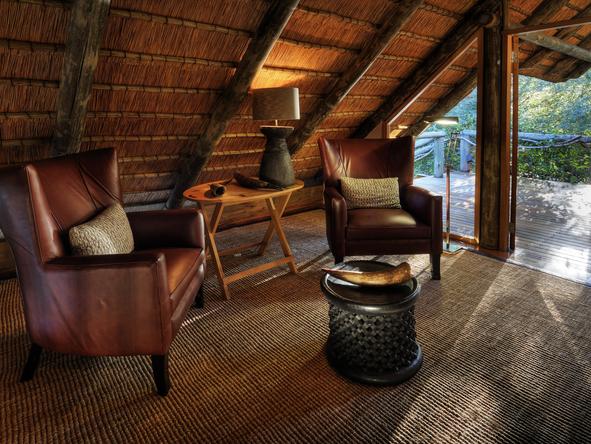 Savute Safari Lodge - sitting area