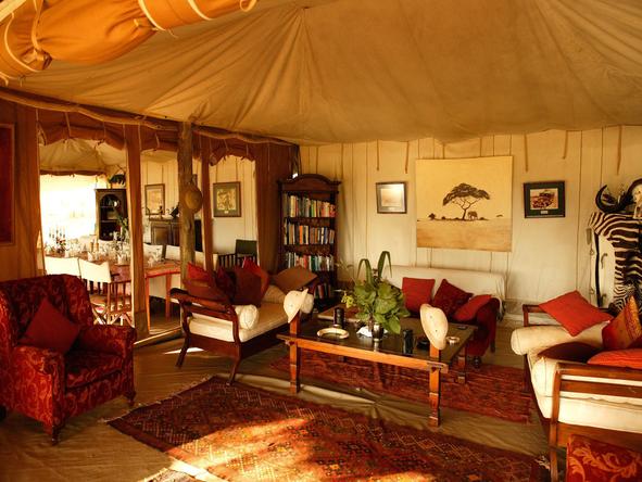 Cottars 1920's Safari Camp - Lounge 