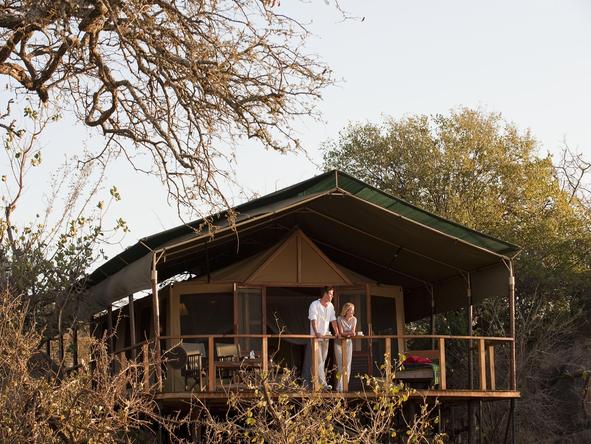 Kusini - exterior view of the tents