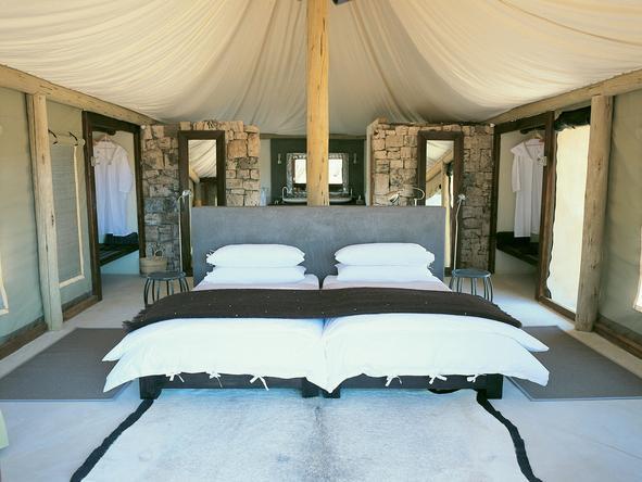 Onguma Luxury Tented Camp - Bedroom 