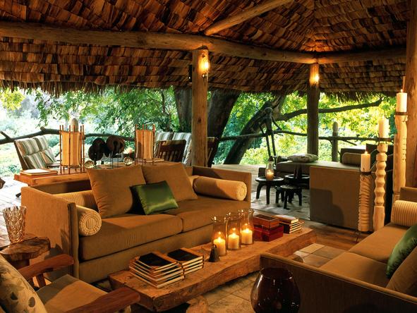 Lake Manyara Tree Lodge - Lounge 