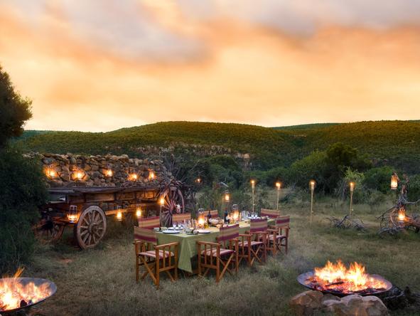 Kwandwe Melton Manor - Sunset Dinner 