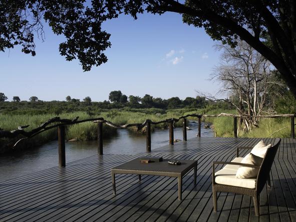 Lion Sands River Lodge -Deck 