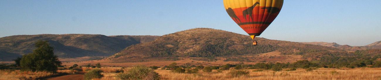 Pilanesberg - combine excellent big game viewing with thrilling activities such as elephant-back safaris and scenic hot air balloon flights.