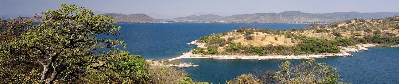 Lake Tanganyika - the Tanzanian shores of Africa's deepest lake are home to excellent rainforest reserves and superb chimp trekking safaris.