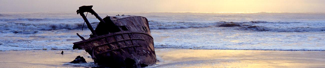 Skeleton Coast - Namibia's unforgiving Atlantic coast is littered with shipwrecks and offers the most incredible photographic opportunities.