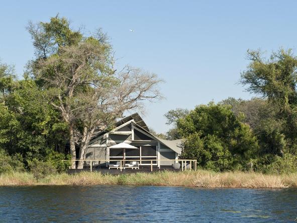 Abu Camp - tent exterior