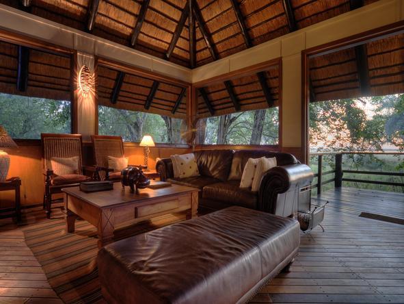 Camp Moremi - main lounge