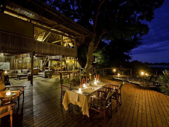 Jacana Camp - outdoor dining