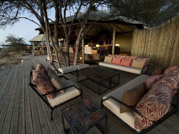 Kalahari Plains Camp - main deck