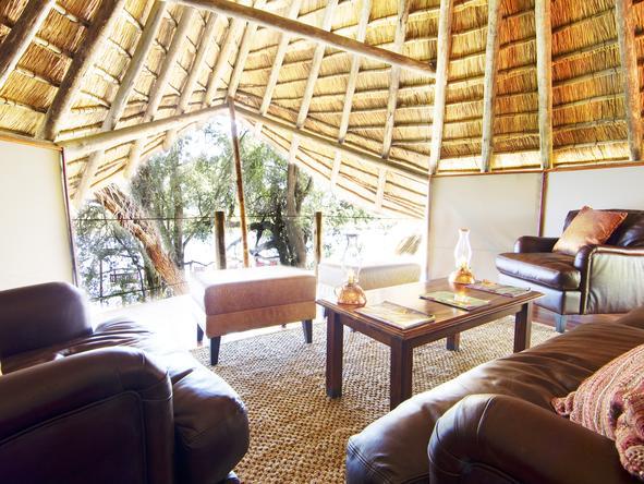 Kwando Lagoon Camp - Lounge 
