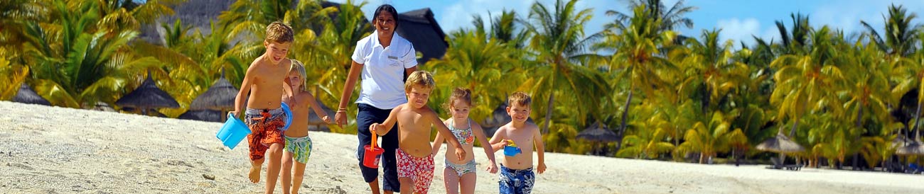 Mauritius Family Holiday - kids clubs and professional child minders mean you get to have a holiday too!