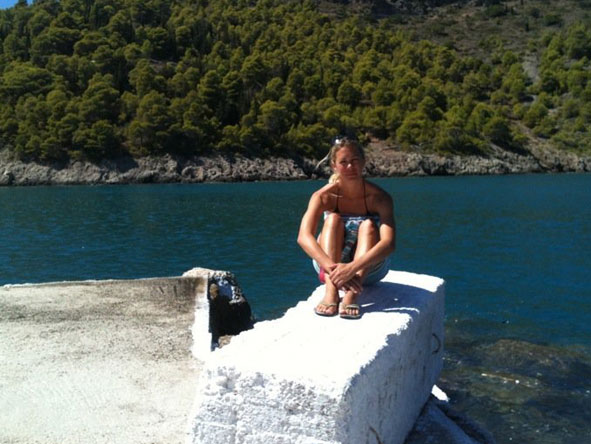 Lucy Copson - soaking up the African sun