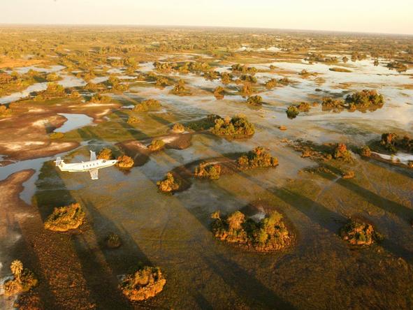 Discover the wide open spaces of the Okavango Delta in northern Botswana, with a fly-in safari